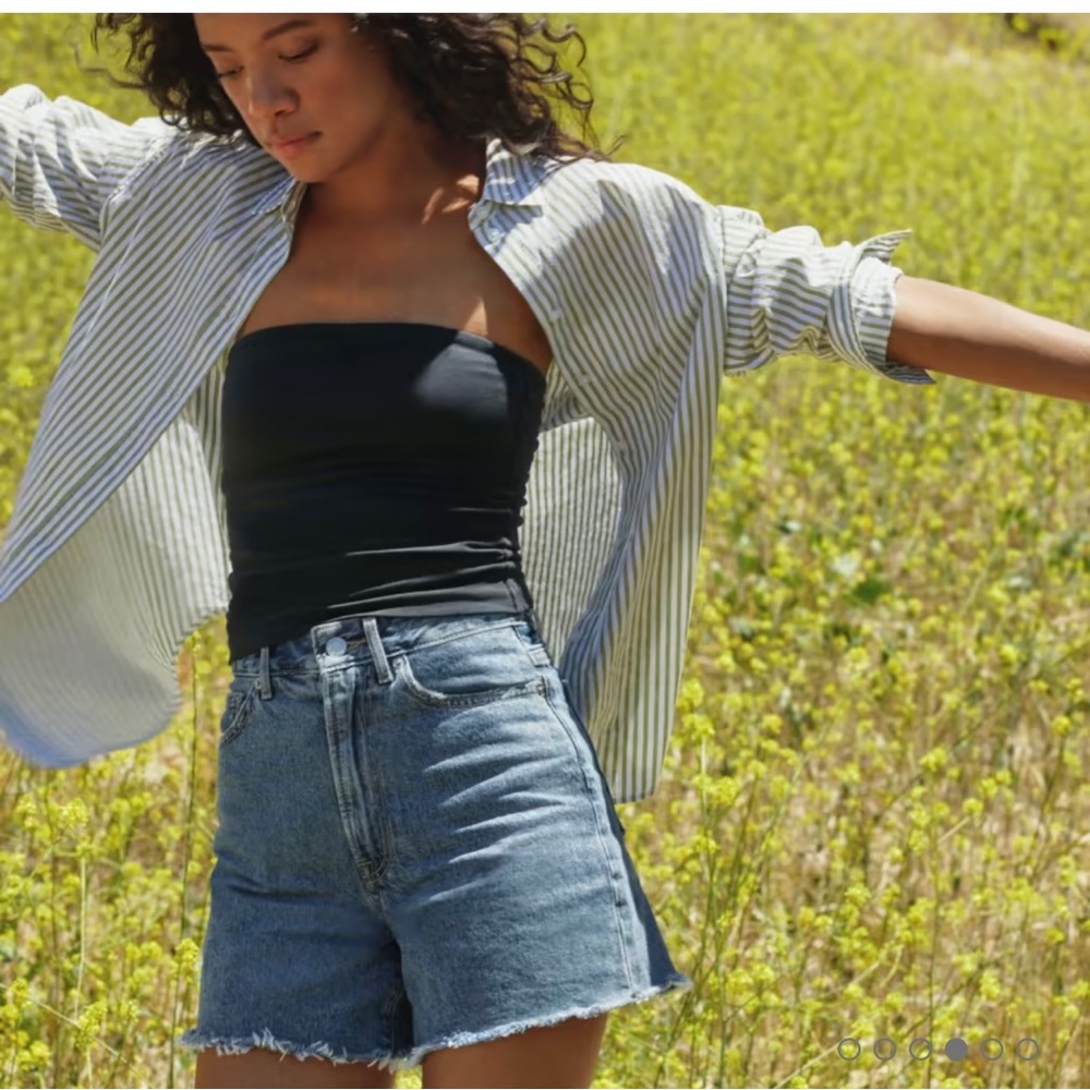 NWT The A-line Denim Short 27